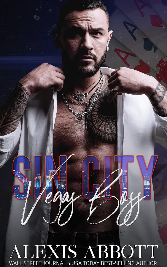 The cover for the mafia romance novel, Vegas Boss, in the Sin City series, by Alexis Abbott.